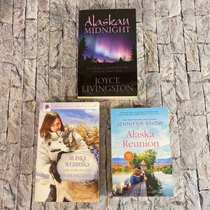 Alaska Romance Novels Paperbacks Set of 3 Book Bundle